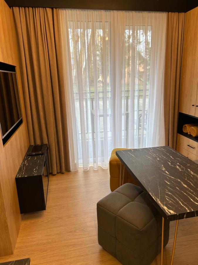 Lazurowy Apartament Leba Bagian luar foto